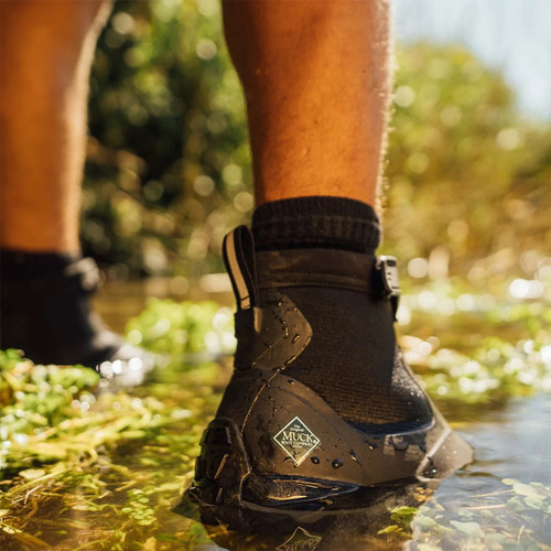 Muck Boots Mens Apex Zip Short Boots - Black
