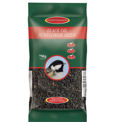 Johnston & Jeff Black Oil Sunflower Seeds - 750g