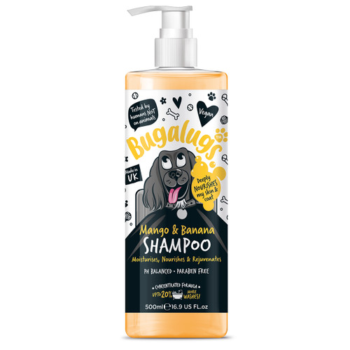 Bugalugs Mango & Banana Dog Shampoo - 500ml