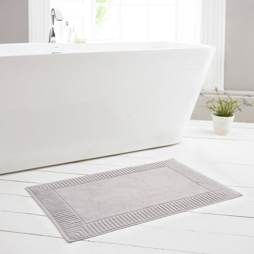 Bliss Pima Cotton Supersoft Bath Mat - Cloud