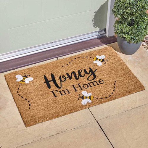 Outside In 'Honey I'm Home' Doormat - 75cm x 45cm