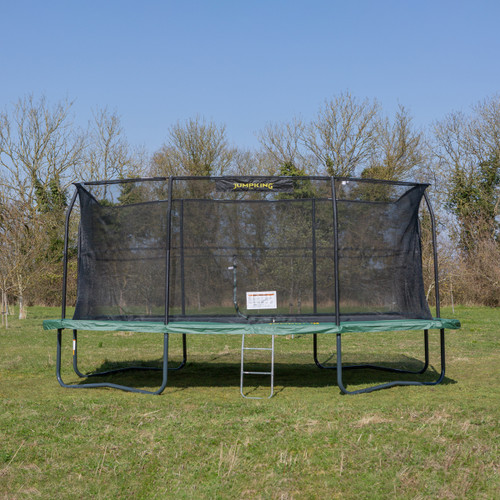 Jumpking 12x17ft Rectangular Trampoline with Enclosure