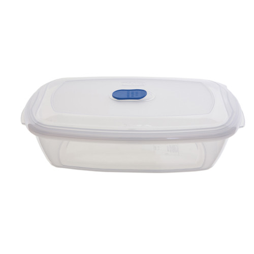 Whitefurze Rectangular Freezer to Microwave Storer - 2.33L