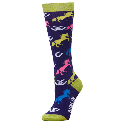 Dublin Women's Riding Socks - Ink Horse