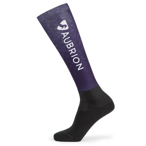 Shires Aubrion Womens Hyde Park Socks - Lavender Leaf