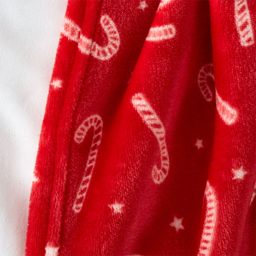 Catherine Lansfield Candy Cane Throw Charlies