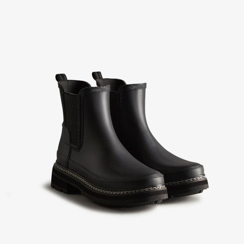 Women Hunter Refined Stitch Detail Chelsea Boots Fashion Rain