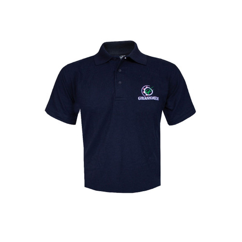 Grassmen Children's 'Born To Farm' Polo Shirt - Navy