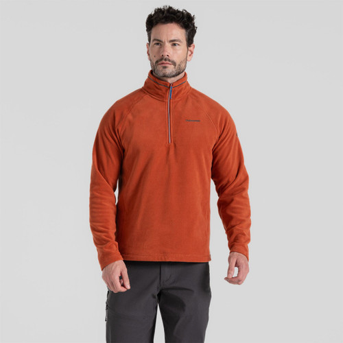 Craghoppers Men's Corey VI Half Zip Fleece - Red Beach