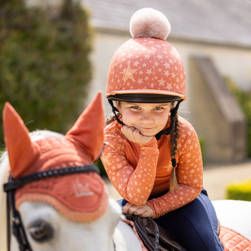 LeMieux Mini Pom Hat Silk - Apricot