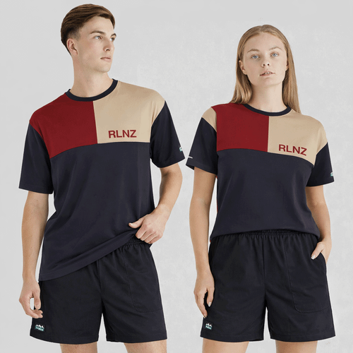 Ridgeline Unisex Backslider T-shirt - Navy/Multi