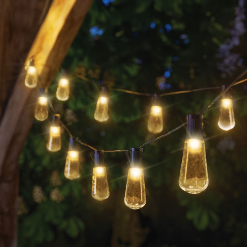Smart Solar DeccoBulb String Lights, Set of 20 - Warm White