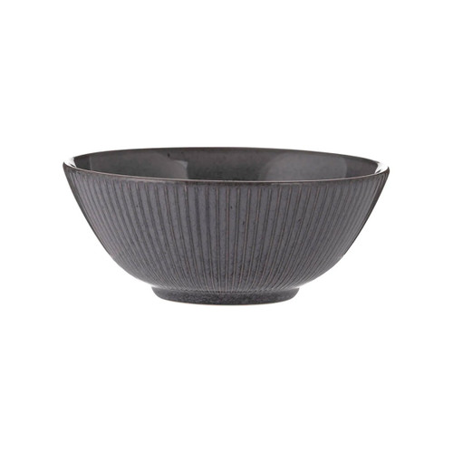 Mason Cash Reactive Linear Bowl, Black - 16cm