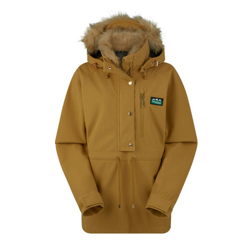 Front view of Ridgeline Monsoon Nordic Smock in a Teak colour