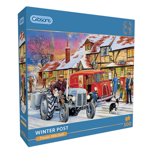 A jigsaw puzzle box