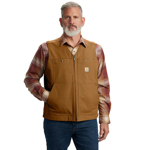 Carhartt Men's Montana Duck Vest - Brown | Charlies