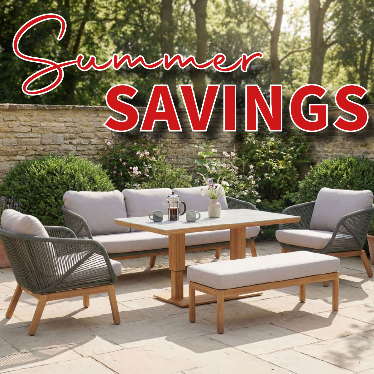 LG Tuscany 8 Seater Corner Set