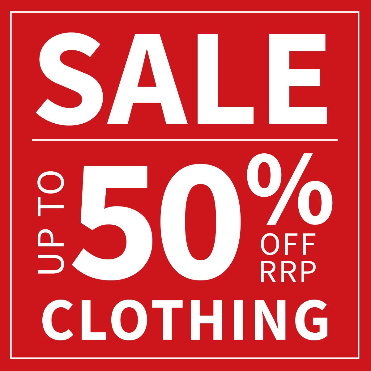 50% off sale