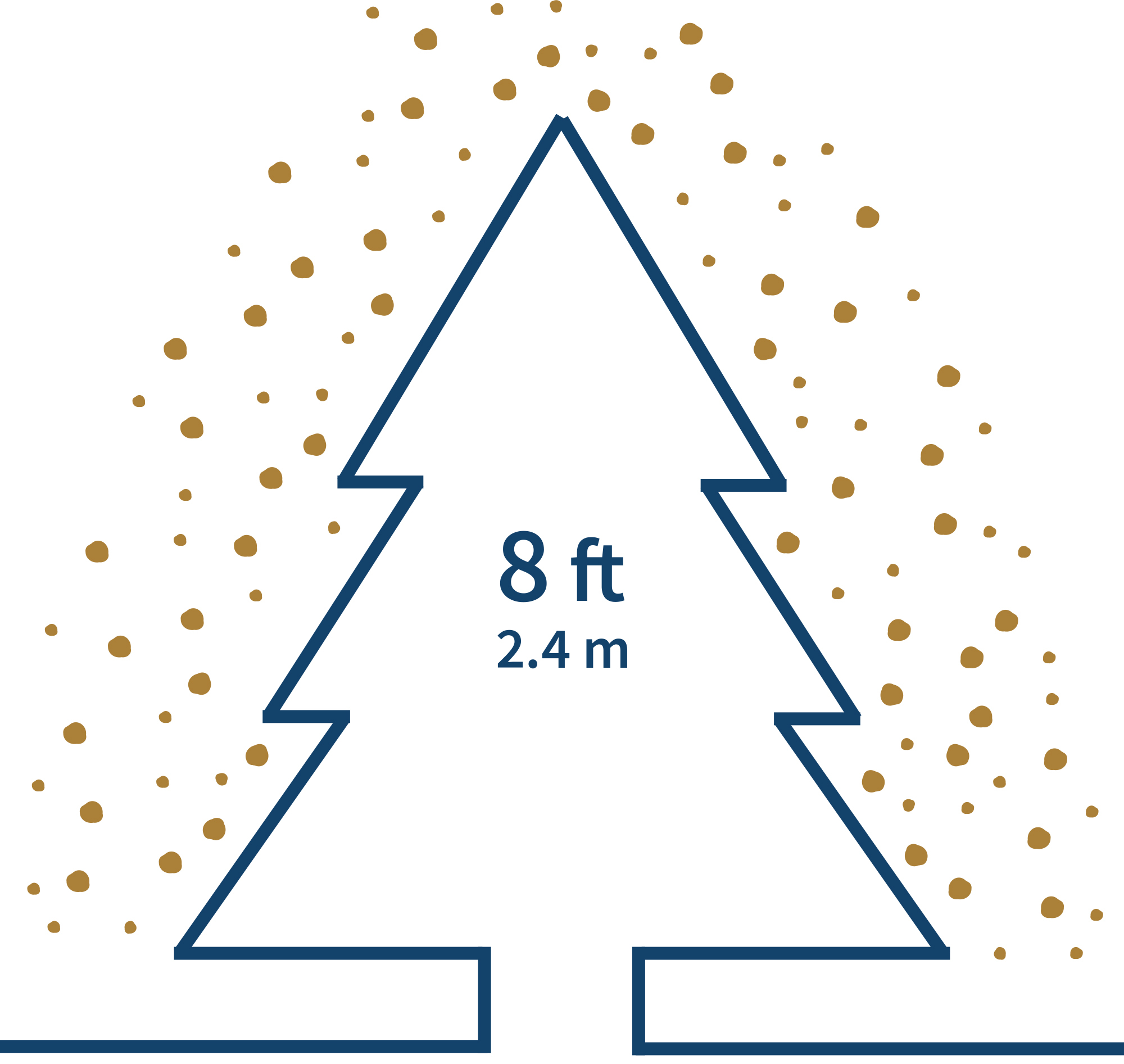 SHOP 8FT CHRISTMAS TREES