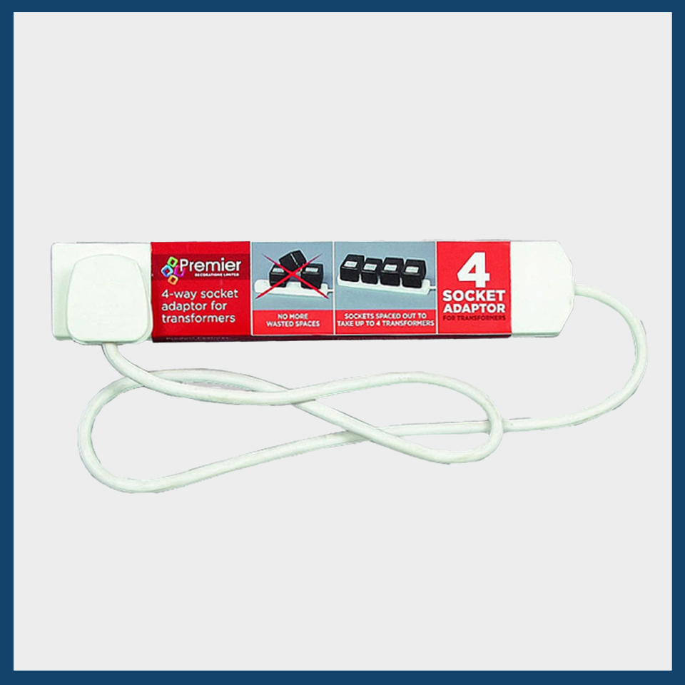 Premier 4 Way Transformer Extension Lead
