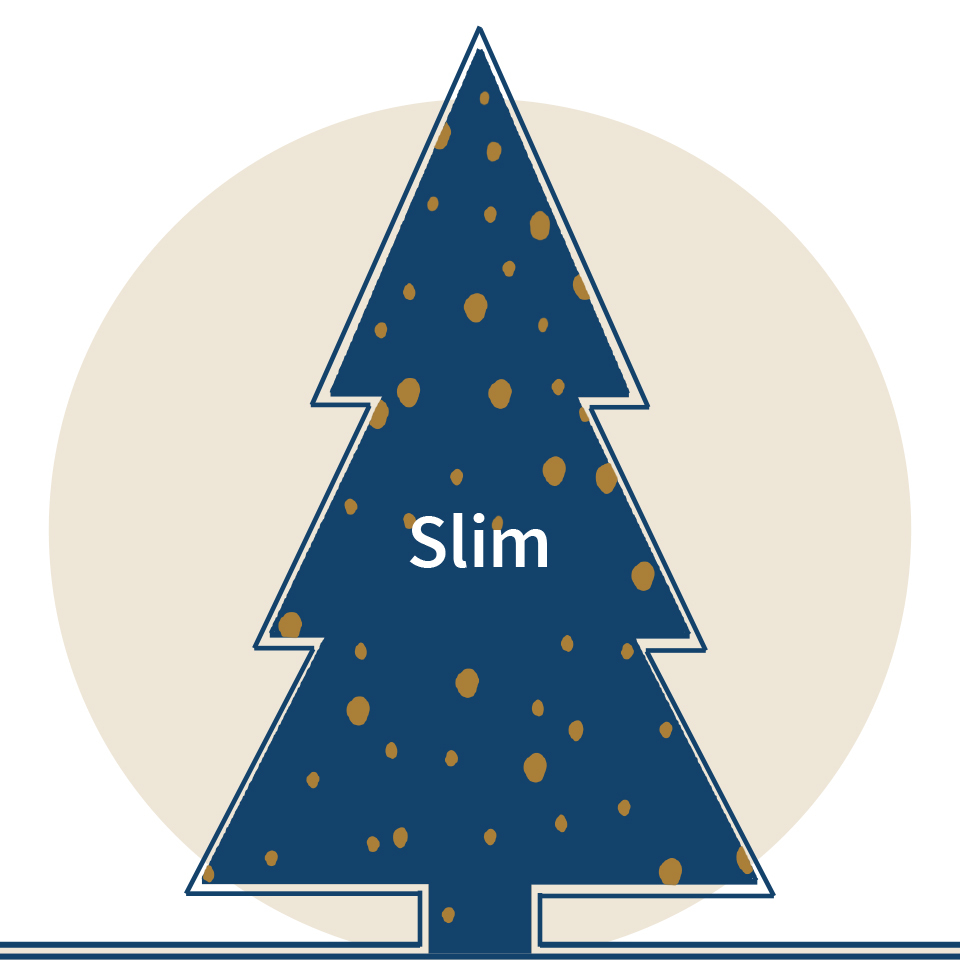 SHOP SLIM CHRISTMAS TREES