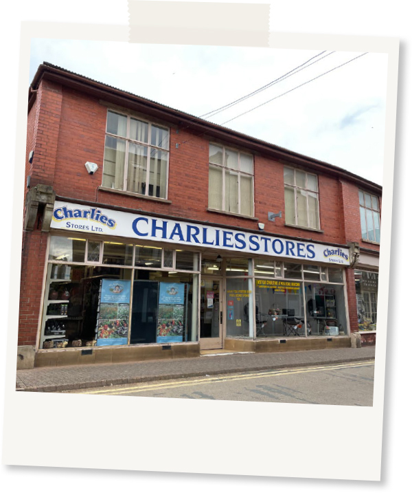 Polaroid image of Market Street store 