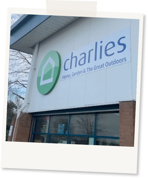 Polaroid image of Charlies Shrewsbury Store 