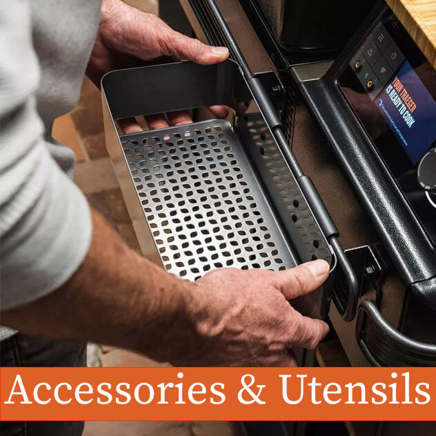 SHOP BBQ ACCESSORIES & UTENSILS >