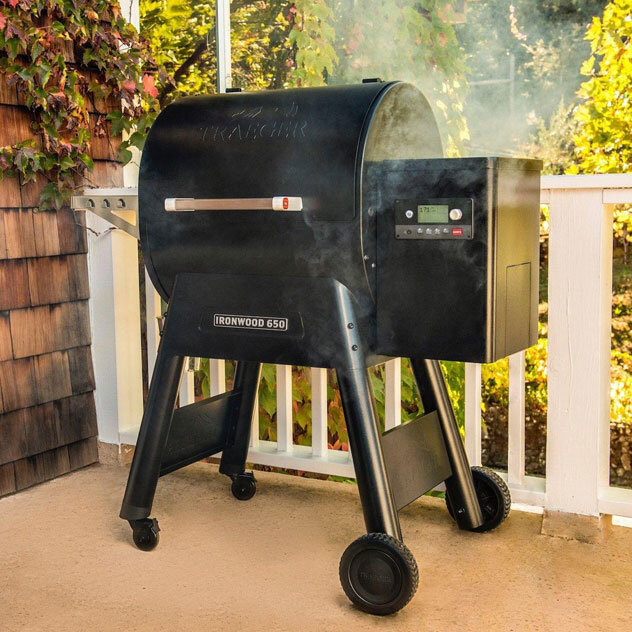 SHOP TRAEGER IRONWOOD 650 WI-FI WOOD PELLET BBQ GRILL >