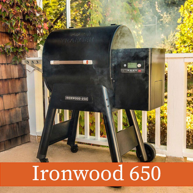 SHOP TRAEGER IRONWOOD 650 WI-FI WOOD PELLET BBQ GRILL >