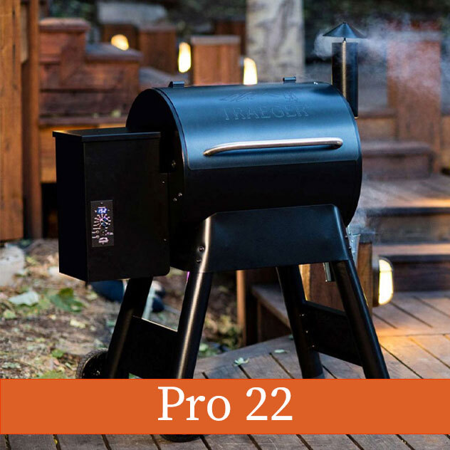 SHOP TRAEGER PRO 22 WI-FI WOOD PELLET BBQ GRILL >