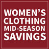 Women's Clothing Mid-Season Savings