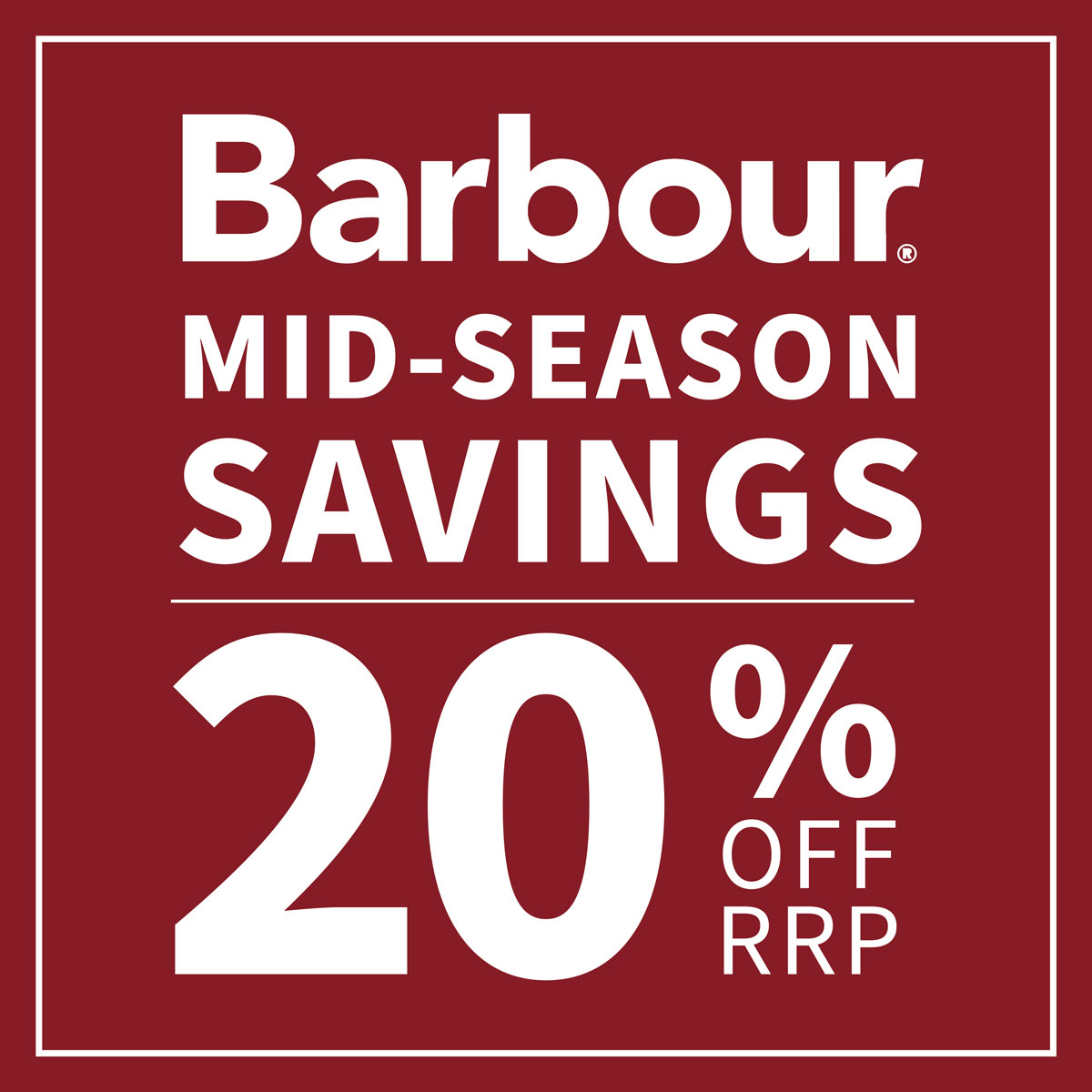 Mid-Season Must-Haves: Save 20% on Barbour