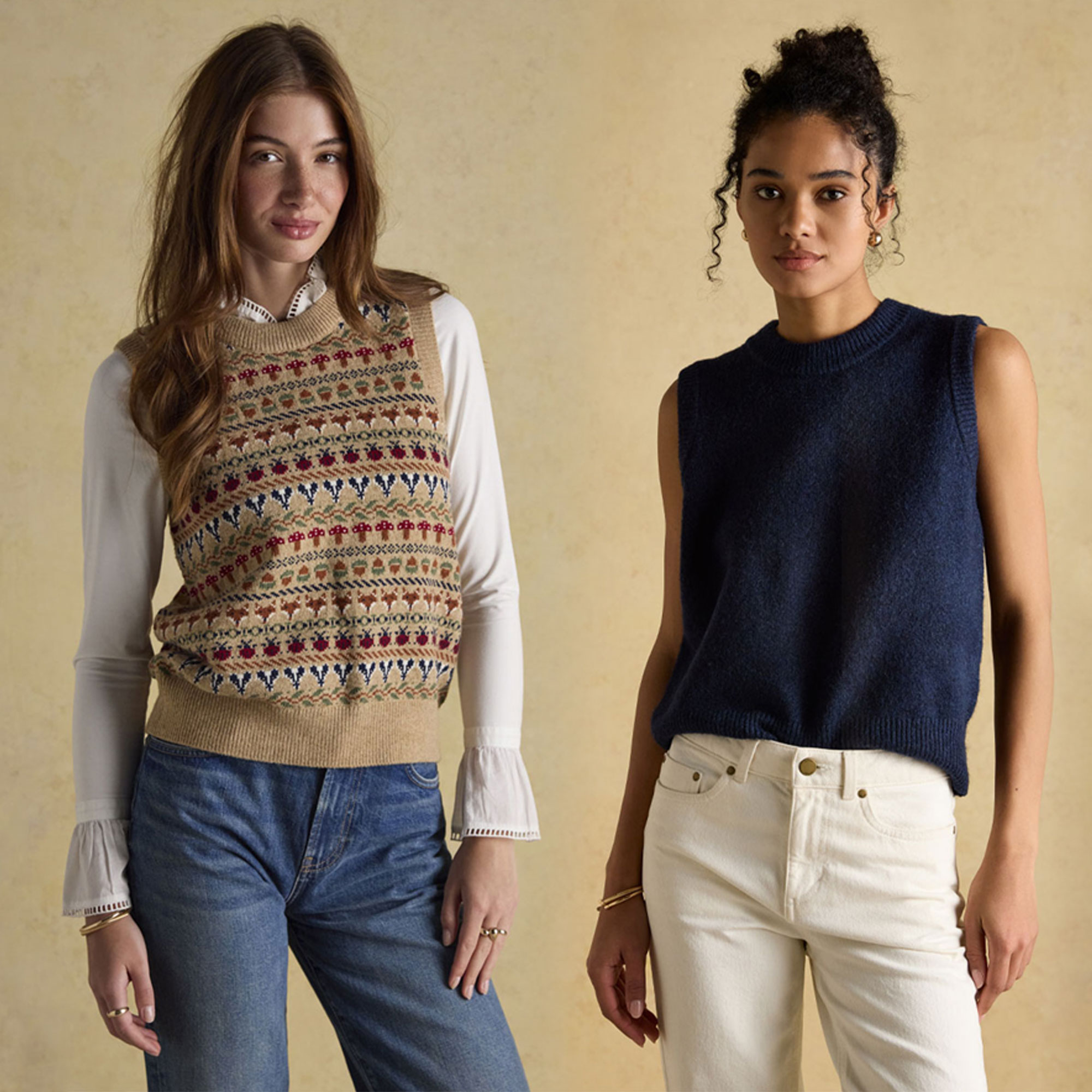 Styling a Knitted Vest for Autumn and Winter
