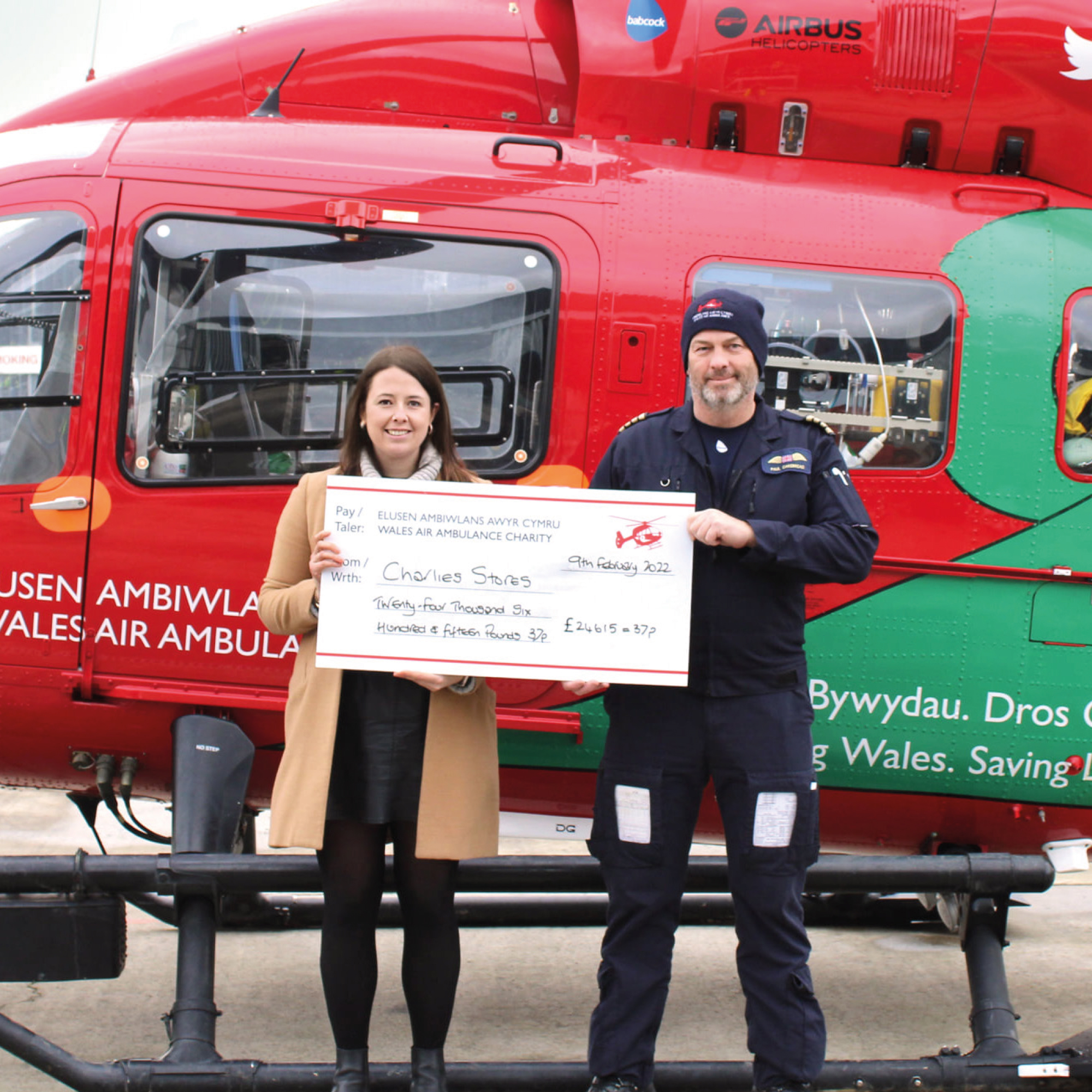 Charlies raises nearly 160k for Air Ambulance - Charlies