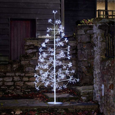 Twinkle Tree Sparse Three Kings 1.8m Frosted Twinkling Tree LED Light Figure - Cool White ...