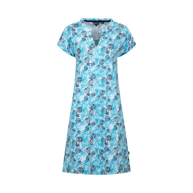 Weird Fish Women's Suffolks Organic Printed Jersey Dress - Ocean Blue |  Charlies