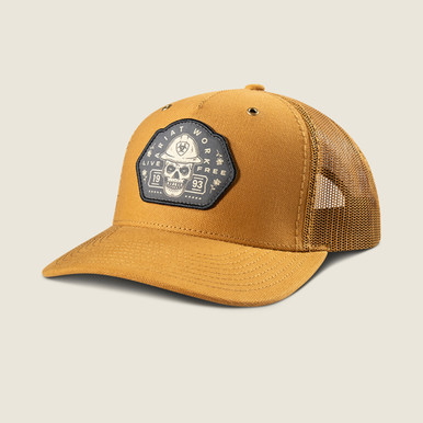 Ariat Men's Richardson Rough Neck Patch Cap - Brown | Charlies