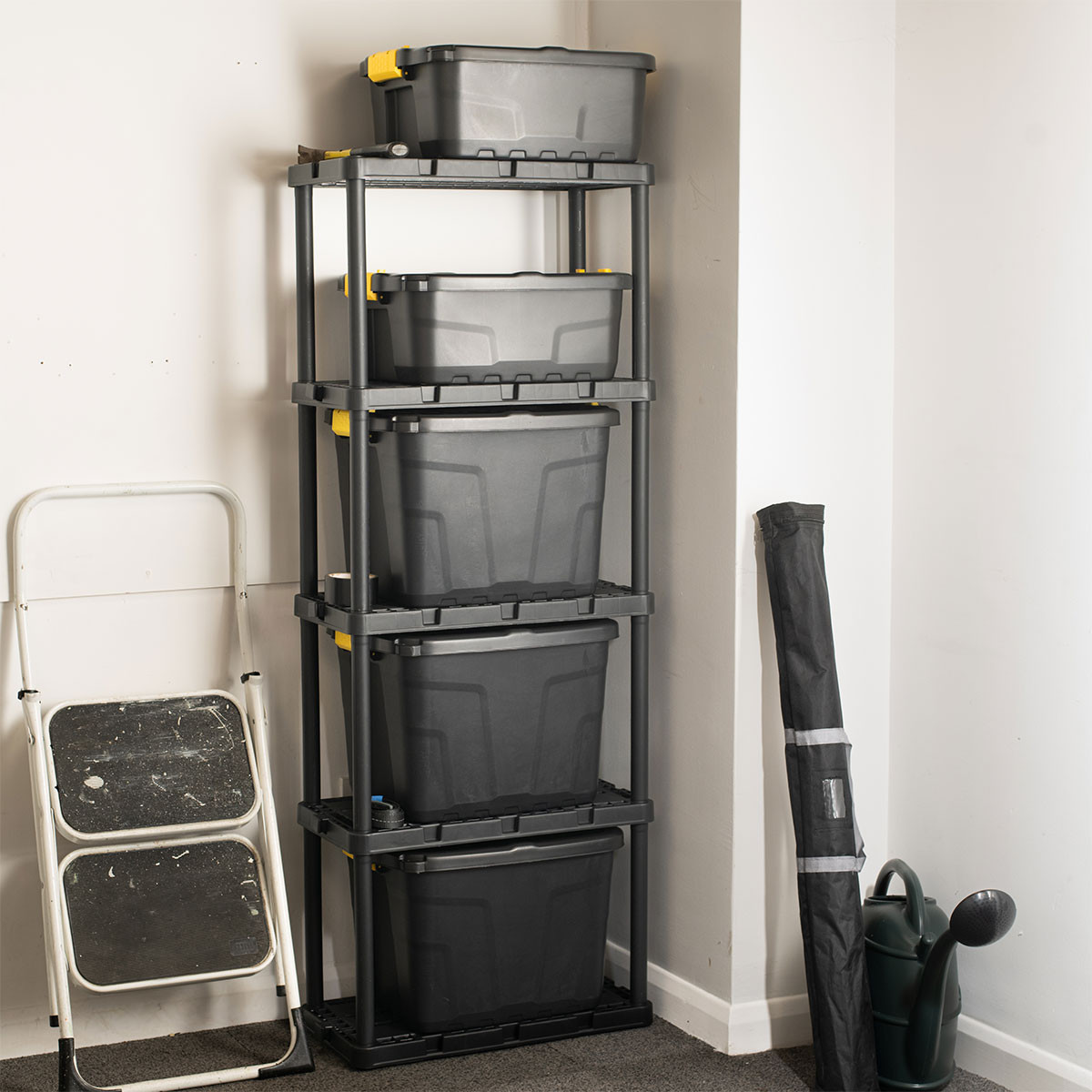 Oypla 500kg Heavy Duty 5 Tier Metal Storage Garage Shelving Racking