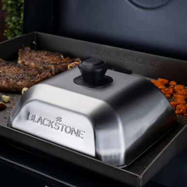 Blackstone 10" Medium Stainless Steel Square Basting Cover | Charlies