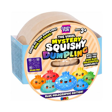 Blue Ribbon Dumpling Rms RMS Original Viral Mystery Squishy Dumpling - Blue Holographic Edition ...