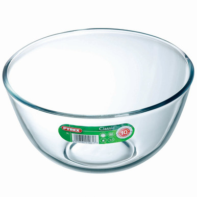 Pyrex Clear Classic Glass Bowl, 3.1 Litre