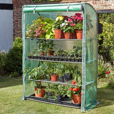Smart Garden Green Gro-Zone Max Shelved Growhouse
