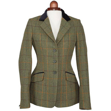 Veste Tweed Aubrion Competition - Coupe Moderne 36 Vert à Carreaux Veste Tweed Aubrion Competition - Coupe Moderne 36 Vert à Carreaux
