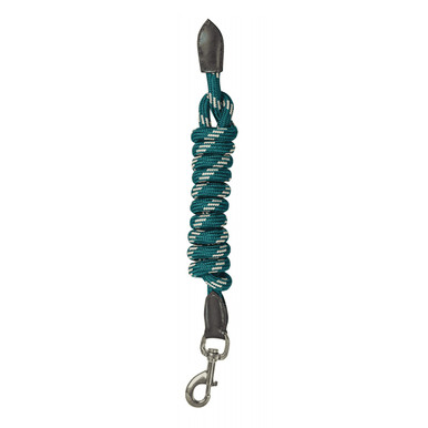 Landore Ropes Kincade Leather & Rope Leadrope - Green/Brown