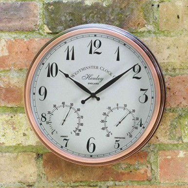 radio controlled outdoor garden clock