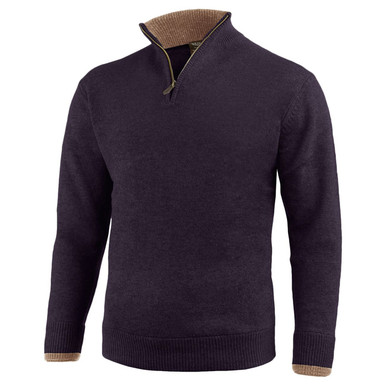 Jack Pyke Men s Ashcombe 1 4 Zip Pullover Jumper Navy Charlies