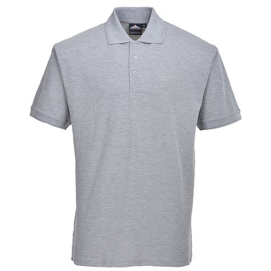 Portwest Naples Polo Shirt – Heather Grey | Charlies