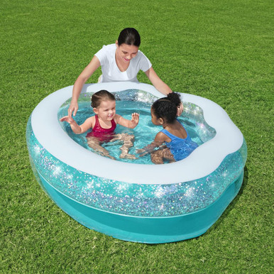 Bestway Sparkle Shell Paddling Pool - 150cm x 127cm x 43cm | Charlies