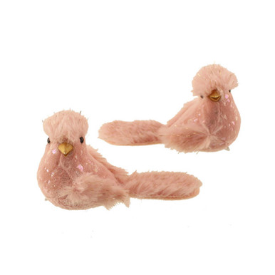 Blue/Pink Bird Clip, Boxed S/3